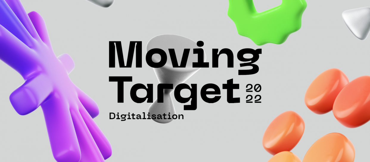 Banner der Tagung Moving Target